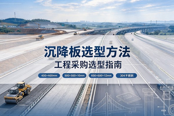 柳北沉降板选择方法