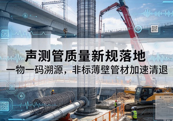 柳北声测管质量新规落地，一物一码溯源，非标薄壁管材加速清退