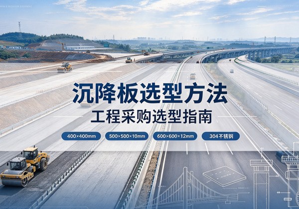 柳北沉降板选择方法